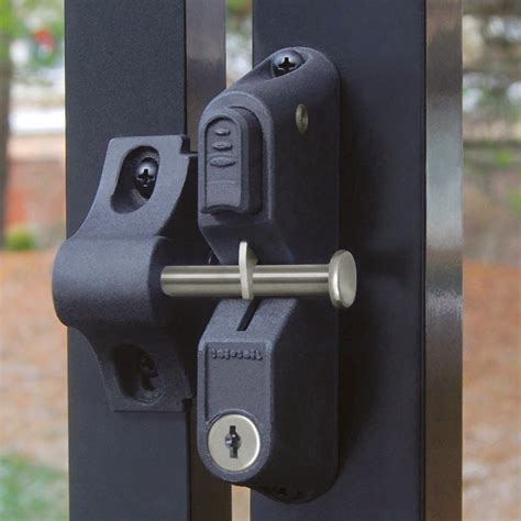 2 sided metal brackets for locking door|double sided latch.